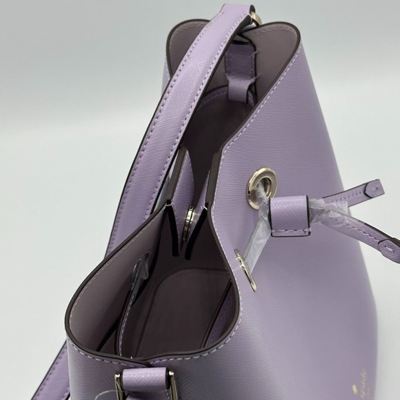 **SOLD** Sadie Bucket Bag - Lavender Frost - Picture 6 of 9